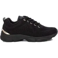 Xti para mulher. 14245204-NEGRO Ténis 142452 preto (37), Tecido, Plano, Cordão, Casual