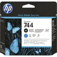 HP 744 (F9J86A) cabeça de impressão preto e ciano para fotografia