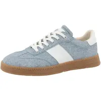 Tom Tailor Sapatilhas baixas azul pombo / branco