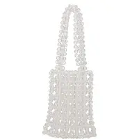 Koosh Mala de ombro branco