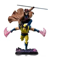 Iron Studios Figura Wolverine Marvel Deluxe X-men Art Scale 1/10 ´97 Gambit &amp; 29 Cm