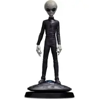 Iron Studios Eu Quero Acreditar Estátua Alienígena Cinza Art Scale 1/10 21 Cm