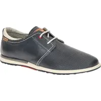 Pikolinos para homem. M8W-6429 Sapatos de couro Saler azul-marinho (39), Plano, 1 a 3cm, Cordão, Casual, Clássico