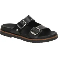 Pikolinos para mulher. W7Z-0939 Sandálias de couro Aitana preto (37), 1 a 3cm, Nenhum, Casual