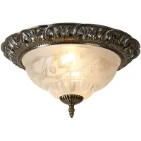 Searchlight Candeeiro de teto Sublime Teresa com aro decorativo