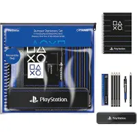 Pyramid Conjunto De Papelaria Premium Com Riscas Finas Playstation