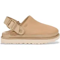 Ugg para mulher. 1169590 Tamancos de couro Goldenstar Villa castanho claro (40), Marrom, 1 a 3cm, Fivela, Casual