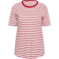 KAFFE CURVE Camisa vermelho / branco