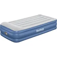 Bestway Cama De Ar Individual Com Bomba Embutida Tritech Twin Reinforced