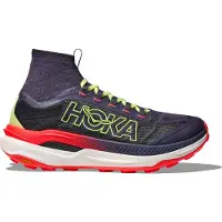 Hoka One One - Sapatilhas trail - Tecton X 3 M Squid Ink/Neon Flame para Homem - Tamanho 7,5 US - Amarelo