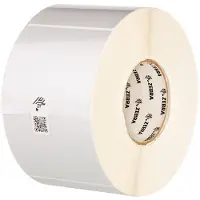 Zebra Z-Ultimate 3000T etiquetas prateadas (880380-025) 76mm x 25mm (6 rolos)