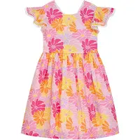 DANAMADE Vestido 'DRUBY' laranja / rosa / rosa claro