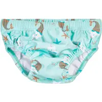 Playshoes Proteção UV castanho / menta / branco