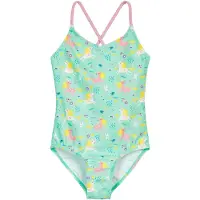 Playshoes Fato de banho 'Einhorn' amarelo / menta / rosa / branco