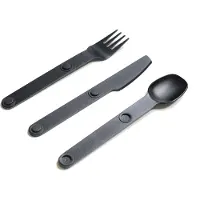 Full Windsor Magware MAG-SS-BLK Charcoal Black, talheres de exterior