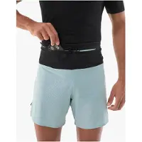 Compressport - Vestuário trail corrida - Trail Racing Overshort M Black para Homem - Tamanho M - Preto