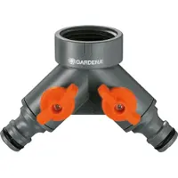 Gardena 74340 Distribuidor Duplo Para Torneiras 20/27-26/34