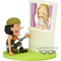 Banpresto Figura Usopp &amp; Kaya De Histórias De Registo Colecionáveis Do Mundo One Piece 7 Cm