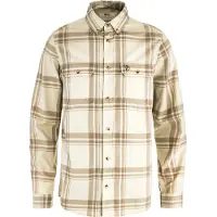 Fjall Raven - Camisas - Övik Lite Flannel Shirt M Chalk White Fossil para Homem - Tamanho S