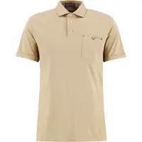 Barbour - Polos - Premium Corpatch Tailored Polo Shirt Washed Stone para Homem - Tamanho S - Castanho