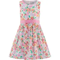 Happy girls Vestido verde / roxo claro / laranja / rosa