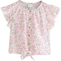 Next Blusa rosa / vermelho / branco
