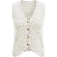 Imily Bela Colete de malha offwhite