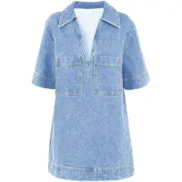 Imily Bela Vestido azul claro
