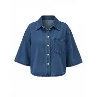 Imily Bela Blusa azul ganga