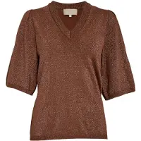 Peppercorn Camisa 'Glenda' castanho
