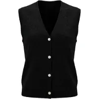 Imily Bela Colete de malha preto