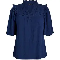 Zizzi Blusa 'Vvivu' marinho