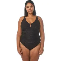 Swim By Zizzi Fato de banho 'SKRisty' preto