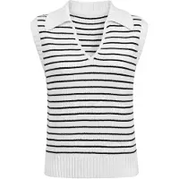 Imily Bela Pullover preto / branco