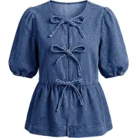 Imily Bela Blusa azul