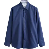 Next Camisa azul / navy / azul claro