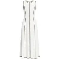 Imily Bela Vestido castanho / branco