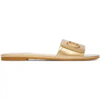 Liu Jo para mulher. SA6127EX02904178 Sandálias Sandy03 douradas (39), Ouro, Plano, 1 a 3cm, Nenhum, Casual