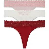 Tommy Hilfiger Tanga Uw0uw06337 3 Unidades