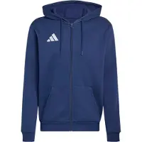 Adidas Casaco de treino em moletão 'Entrada26' azul escuro / branco