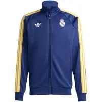 Adidas Casaco de treino 'Real Madrid' azul escuro / amarelo dourado / branco
