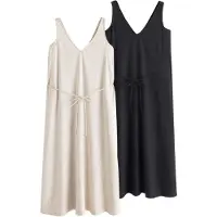The Set Vestido bege / preto