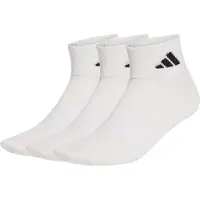 Adidas Meias de desporto 'THIN&LIGHT SPORTSWEAR ANKLE 3 PAIR PACK' preto / branco