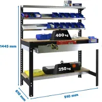 Simonwork (bancos De Trabajo) Bancada De Trabalho Bt1 Box 1445x910x610 Mm
