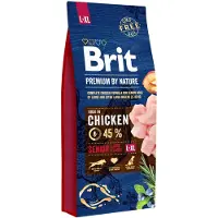 Brit Ração Premium Nature L+xl Para Cães Seniores Com Maçã Frango E Milho 15kg