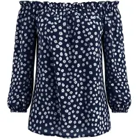 Imily Bela Blusa navy / branco