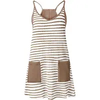 Imily Bela Vestido mocha / branco