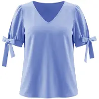 Imily Bela Blusa azul céu