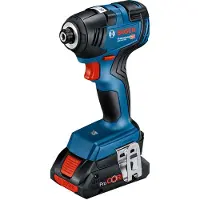 Bosch Professional Chave De Impacto Gdr 18v-200+2x4.0 Ah+gal 18v-40+l-case
