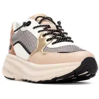 Xti para mulher. 14468603-GRIS Ténis 144686 cinzento (38), 3 a 5cm, Cordão, Casual, Cinza